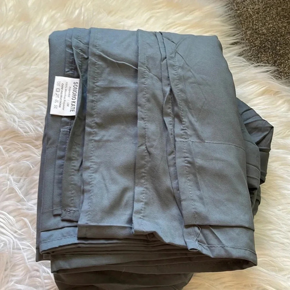 New!! Dark gray 3 piece twin sheet set - Picture 2 of 2